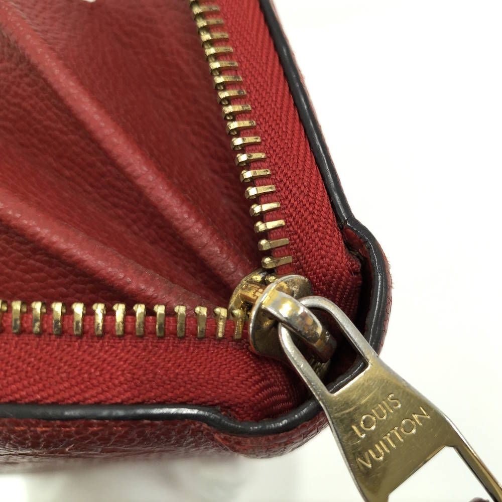 Louis Vuitton Zip Around Wallet Zippy Monogram Empreinte Scarlet Red — view 5