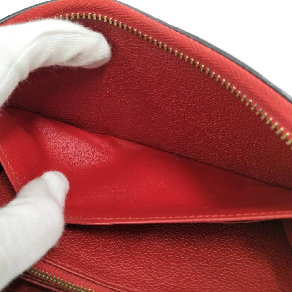 Louis Vuitton Zip Around Wallet Zippy Monogram Empreinte Scarlet Red — view 9