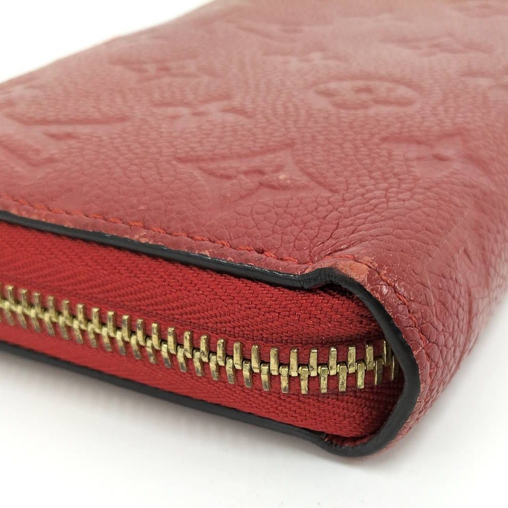 Louis Vuitton Zip Around Wallet Zippy Monogram Empreinte Scarlet Red — view 4