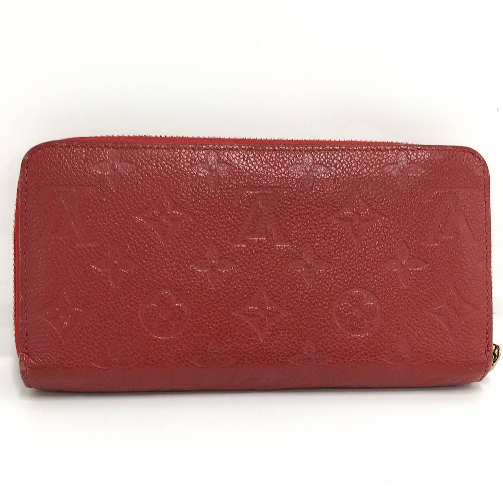 Louis Vuitton Zip Around Wallet Zippy Monogram Empreinte Scarlet Red — view 3