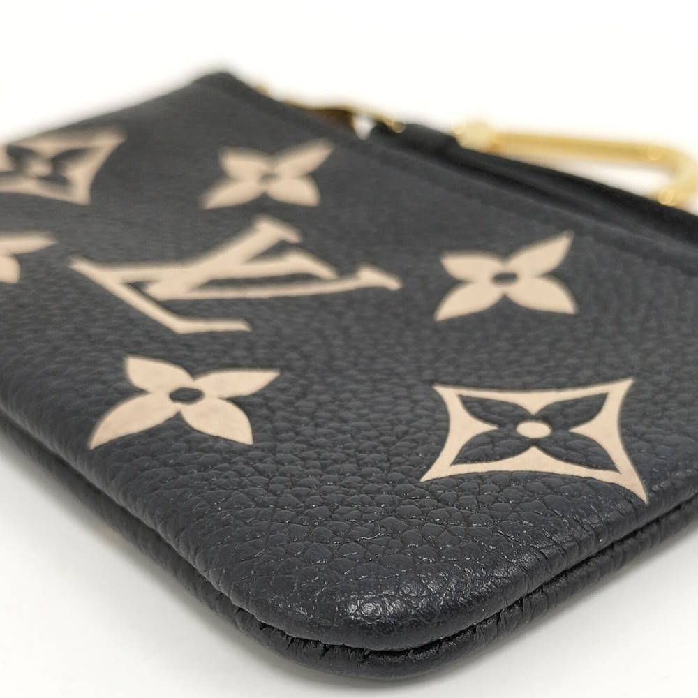 Louis Vuitton Card Key Case Pochette Cles Monogram Empreinte Bicolor Key Holder — view 3