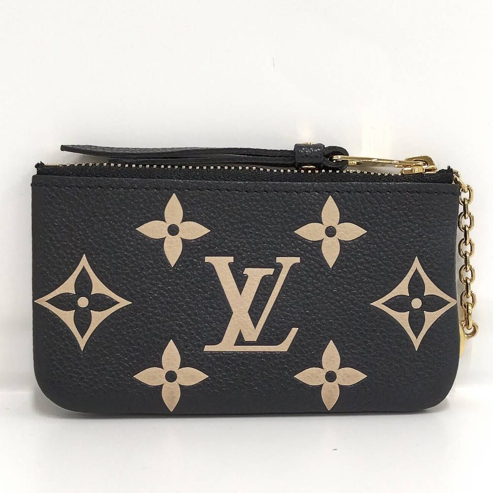 Louis Vuitton Card Key Case Pochette Cles Monogram Empreinte Bicolor Key Holder — view 2