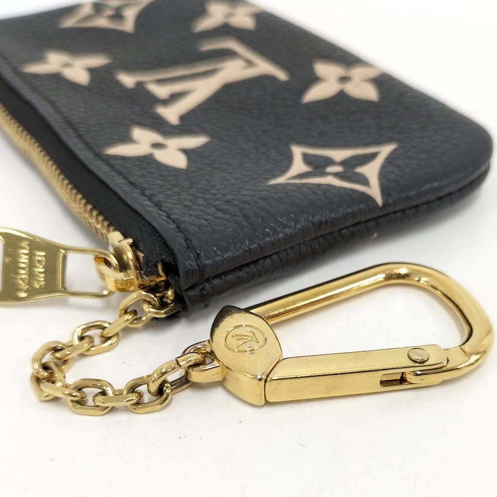 Louis Vuitton Card Key Case Pochette Cles Monogram Empreinte Bicolor Key Holder — view 4