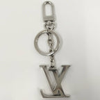 Louis Vuitton Porte Cles LV Initial Key Holder Plated Silver — view 2