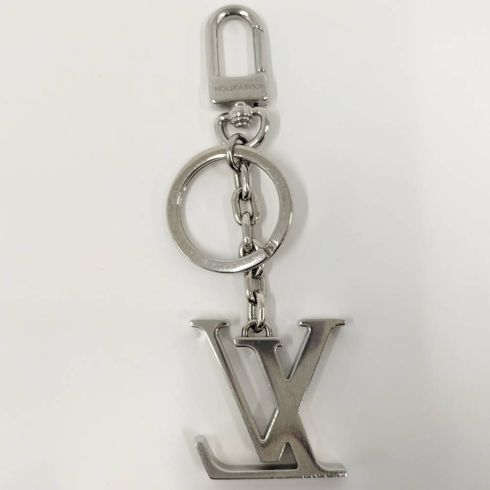 Louis Vuitton Porte Cles LV Initial Key Holder Plated Silver — view 2