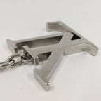 Louis Vuitton Porte Cles LV Initial Key Holder Plated Silver — view 3