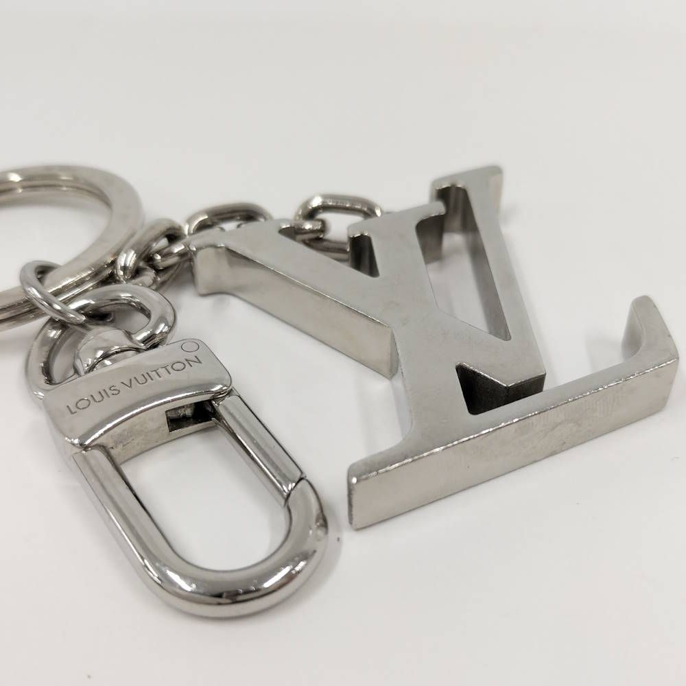 Louis Vuitton Porte Cles LV Initial Key Holder Plated Silver — view 6