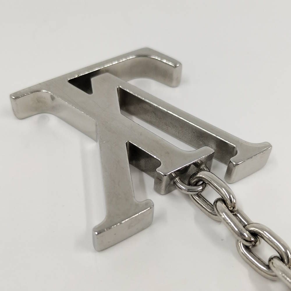 Louis Vuitton Porte Cles LV Initial Key Holder Plated Silver — view 4