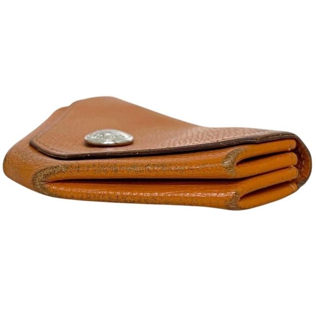 Hermes Coin Case Van Quatre Orange Purse Leather — view 8
