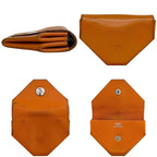 Hermes Coin Case Van Quatre Orange Purse Leather — view 2