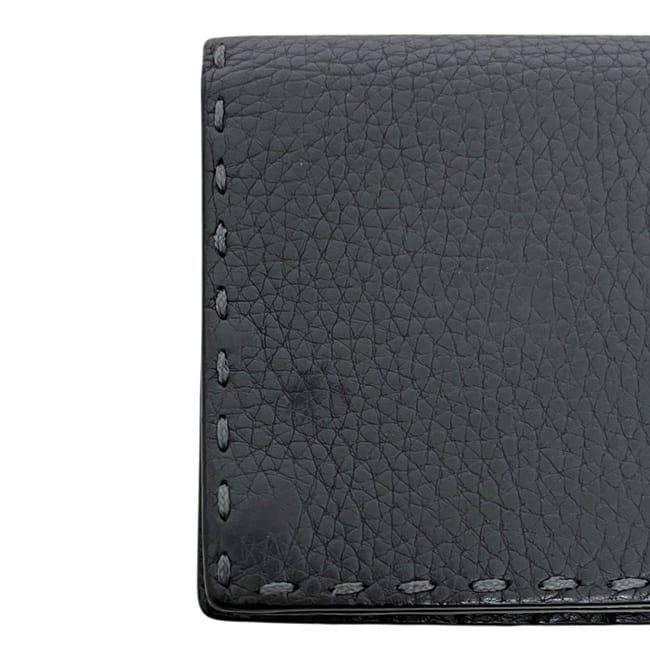 Fendi Bifold Wallet Gray Leather — view 9