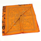 Hermes Carre 90 Scarf Kantha Silk Orange — view 2