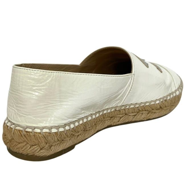 Chanel Espadrilles White CC Logo — view 6