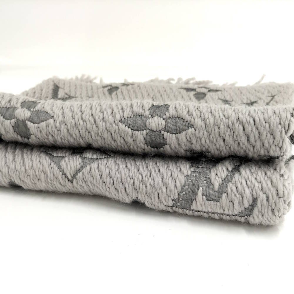 Louis Vuitton Echarpe Logo Mania Scarf Monogram Wool Silk — view 4