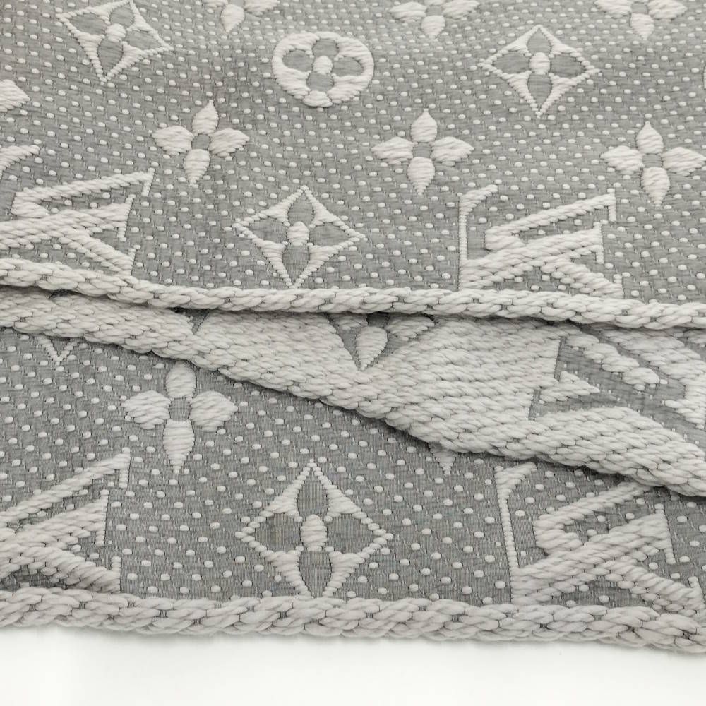Louis Vuitton Echarpe Logo Mania Scarf Monogram Wool Silk — view 8