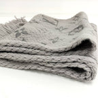 Louis Vuitton Echarpe Logo Mania Scarf Monogram Wool Silk — view 3
