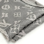 Louis Vuitton Echarpe Logo Mania Scarf Monogram Wool Silk — view 5