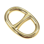 Hermes Scarf Ring Chaine D'ancre Perma Brass Gold Color Necklace Style Pendant — view 5