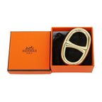 Hermes Scarf Ring Chaine D'ancre Perma Brass Gold Color Necklace Style Pendant — view 9