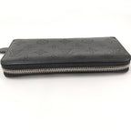 Louis Vuitton Zippy Wallet Mahina Monogram Noir Black — view 5