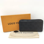 Louis Vuitton Zippy Wallet Mahina Monogram Noir Black — view 9