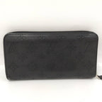 Louis Vuitton Zippy Wallet Mahina Monogram Noir Black — view 3