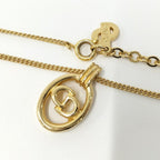 Dior Necklace CD Logo Plated Gold — view 4