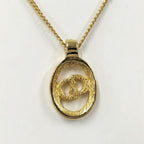 Dior Necklace CD Logo Plated Gold — view 2