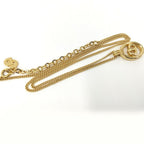 Dior Necklace CD Logo Plated Gold — view 6