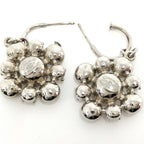 Chanel Earrings Rhinestone CC Logo — view 7
