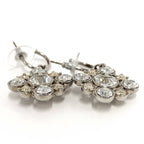 Chanel Earrings Rhinestone CC Logo — view 4
