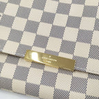 Louis Vuitton Favorite MM Damier Azur Shoulder Bag — view 8