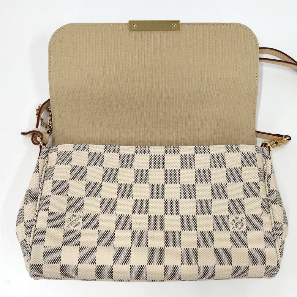 Louis Vuitton Favorite MM Damier Azur Shoulder Bag — view 7