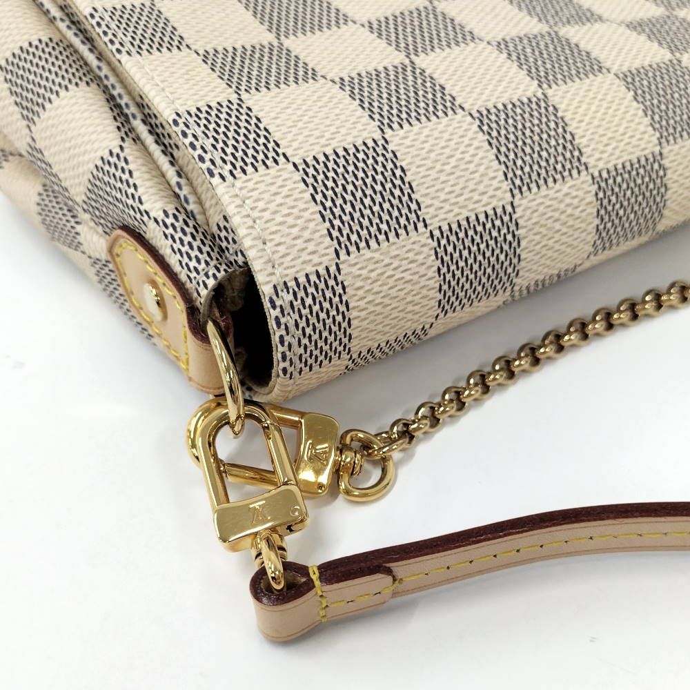Louis Vuitton Favorite MM Damier Azur Shoulder Bag — view 6