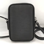 Louis Vuitton Danube PM LV Circle Shoulder Bag Epi Leather Noir Black — view 2