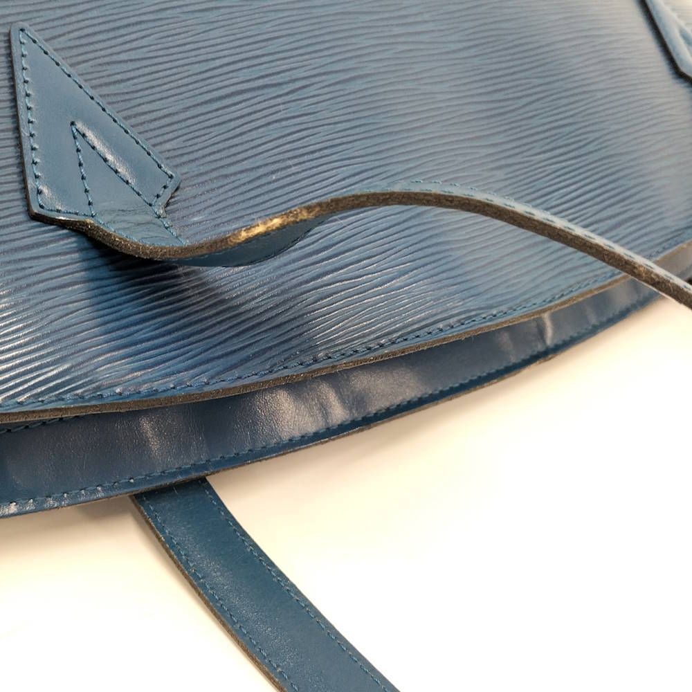 Louis Vuitton Saint Jacques Shopping Epi Toledo Blue Hat — view 8