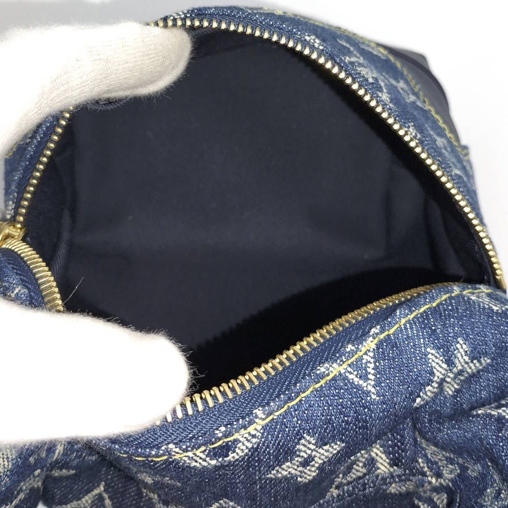Louis Vuitton 2-Way Shoulder Bag Japanese Cruiser Monogram Denim Blue — view 8