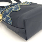 Louis Vuitton 2-Way Shoulder Bag Japanese Cruiser Monogram Denim Blue — view 4