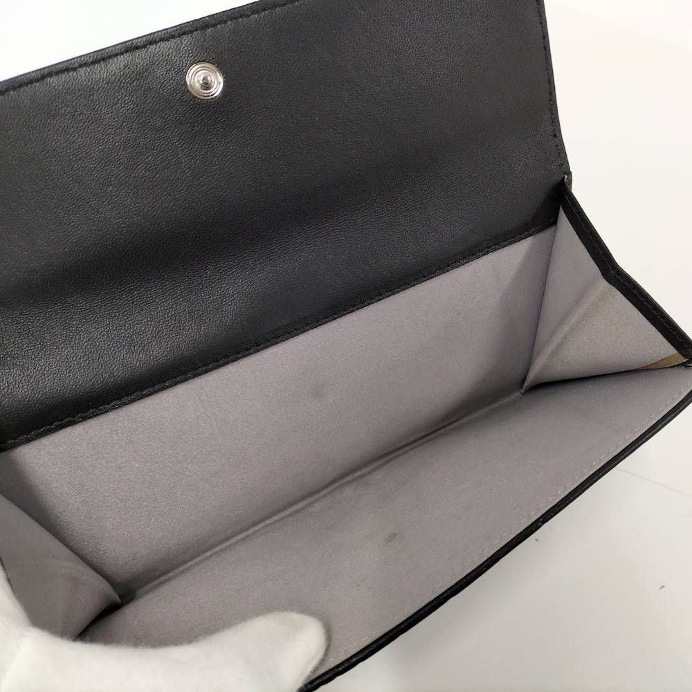 Chanel Camellia Bifold Wallet Leather Black — view 7