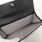 Chanel Camellia Bifold Wallet Leather Black — view 7