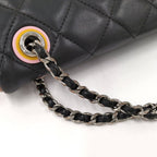 Chanel Quilted Chain Shoulder Bag Lambskin — view 8