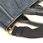 Prada Canapa Tote Denim Blue — view 5
