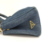 Prada Canapa Tote Denim Blue — view 7