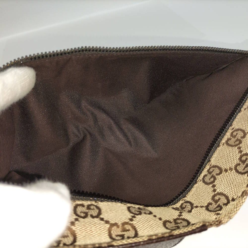 Gucci Belt Bag GG Canvas Leather Brown — view 8