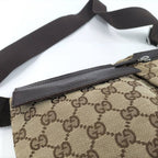 Gucci Belt Bag GG Canvas Leather Brown — view 6
