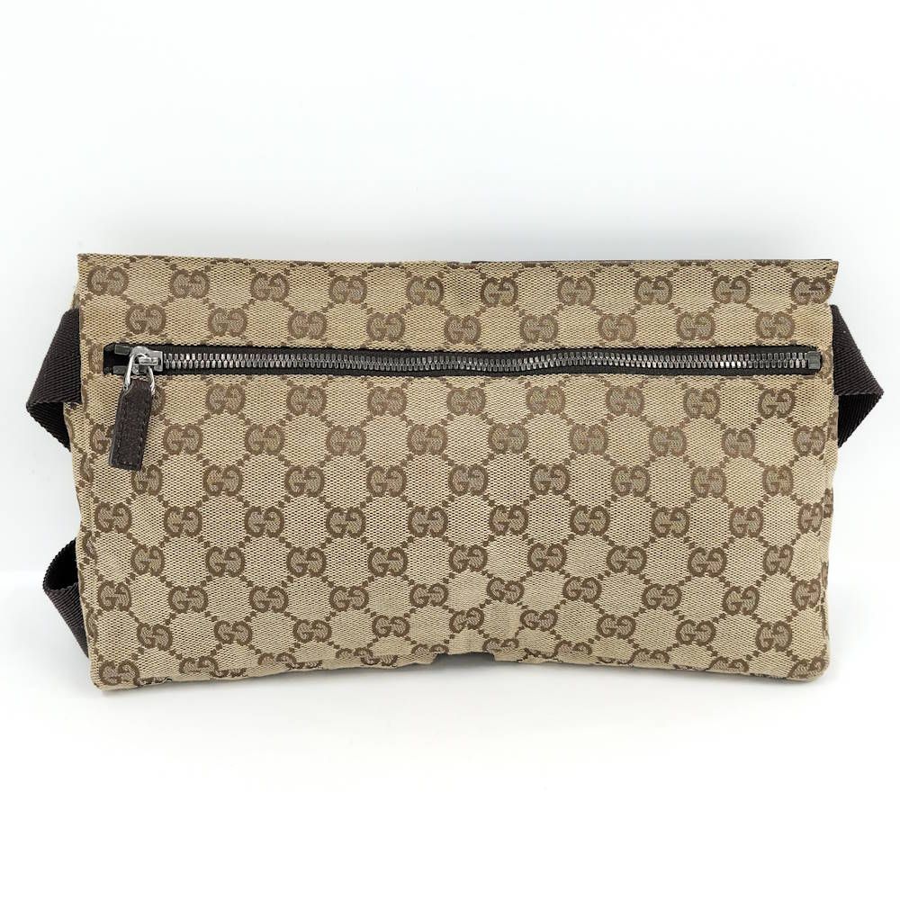 Gucci Belt Bag GG Canvas Leather Brown — view 2