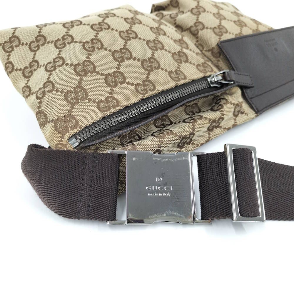 Gucci Belt Bag GG Canvas Leather Brown — view 5