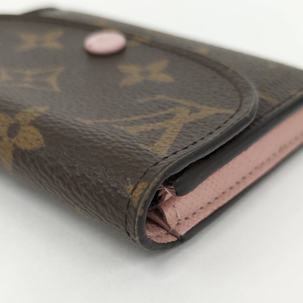 Louis Vuitton Porte-Monnaie Rosalie Coin Case Rose Velours Monogram — view 6