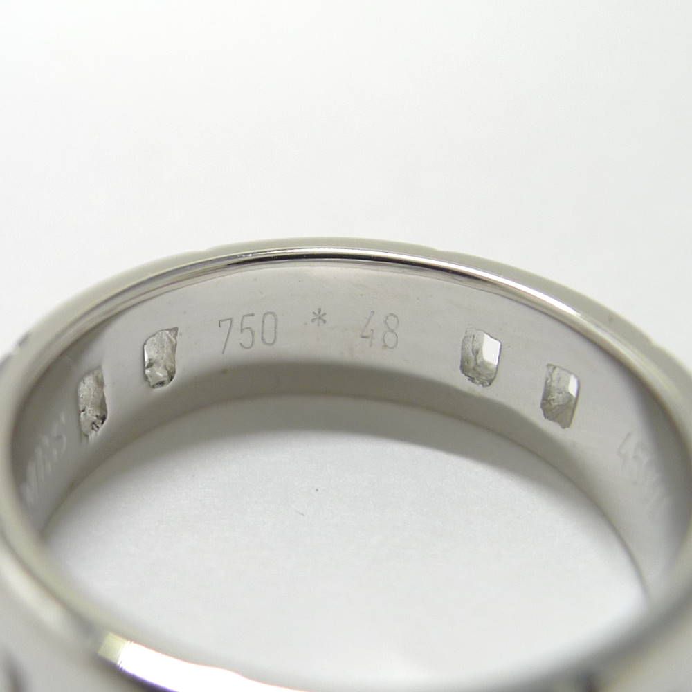 Hermes Cles Ring 18k White Gold 48 — view 6
