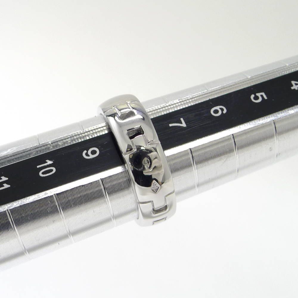 Hermes Cles Ring 18k White Gold 48 — view 8